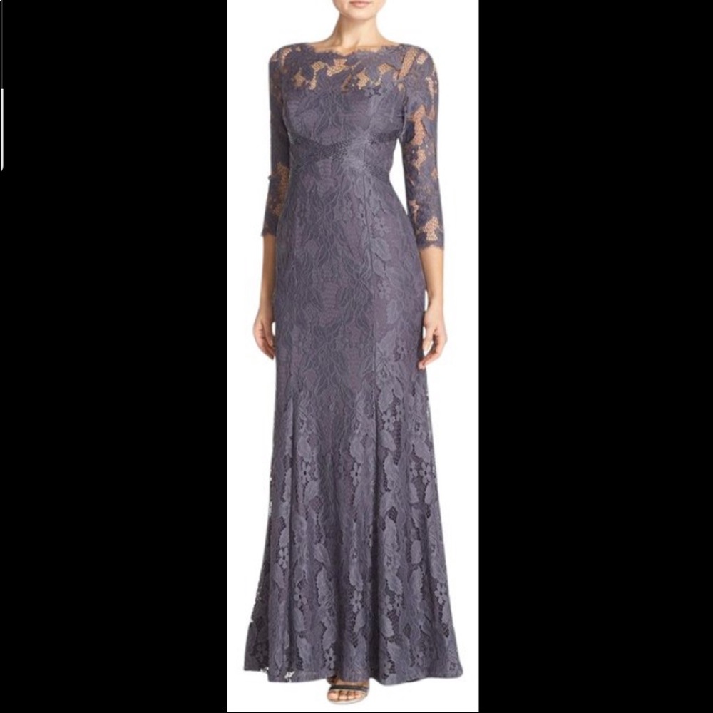 Adrianna Papell lace gown